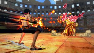 One Piece Burning Blood is a Fighting video game. Developed and published by Spike Chunsoft, Bandai Namco. It was released on September 1, 2016.  One Piece: Burning Blood is a fighting game, which features a cel-shaded art style, similar to the One Piece anime.