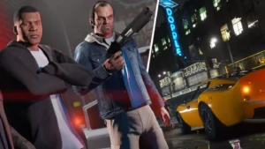 Grand Theft Auto V After the last installment of Grand Theft Auto IV in 2008, this is the next one to be added to the series. Grand Theft Auto V is an action-adventure game that was developed and published by Rockstar North and Rockstar Games respectively.